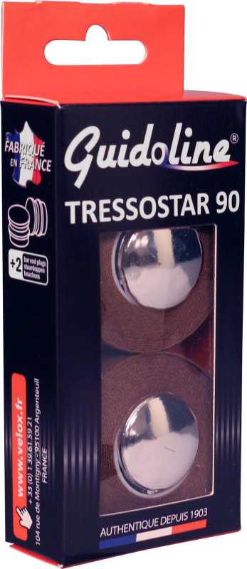 Lenkerband Textil Tressostar 90 Velox (1 Paar) havanabraun